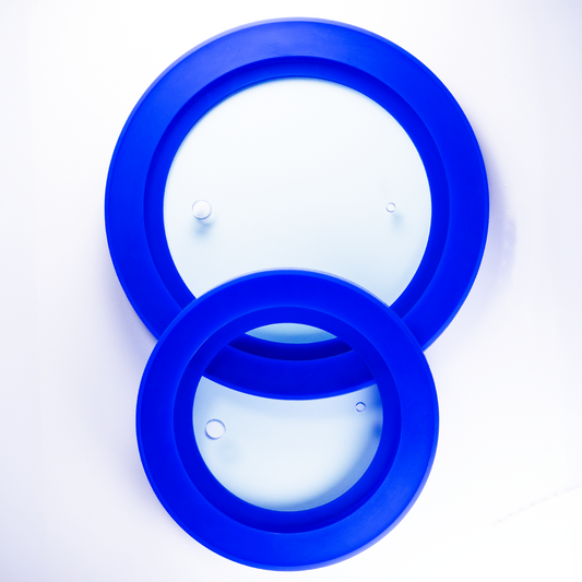 Lid Set - 2 Hole Glass with Seal