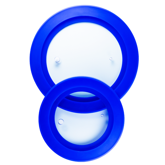 Lid Set - 2 Hole Glass with Seal