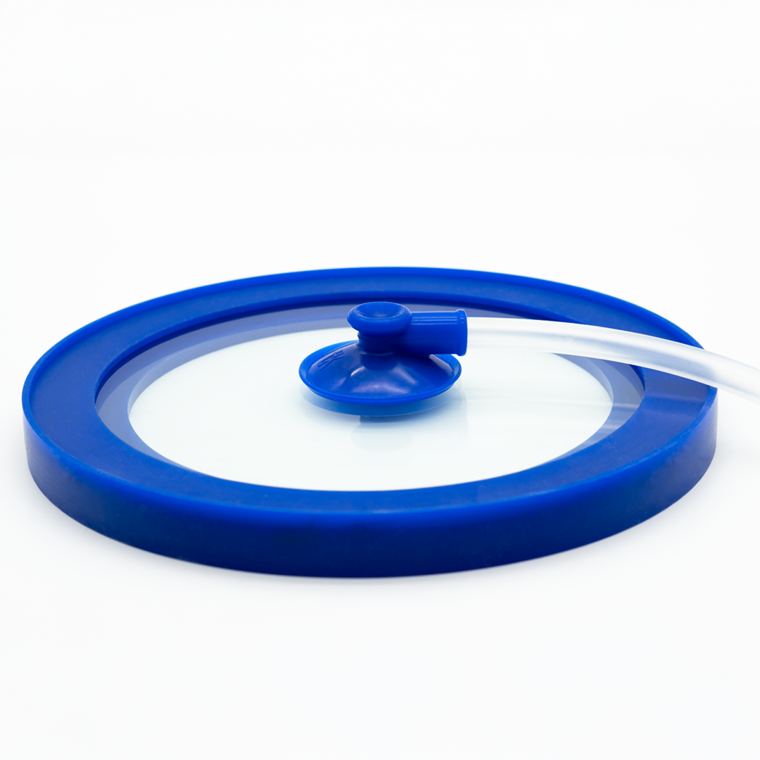 Additional equipment not included with glass lid and seal