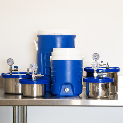 Vessels & Lids Set with Dual Gauges (two sizes available)