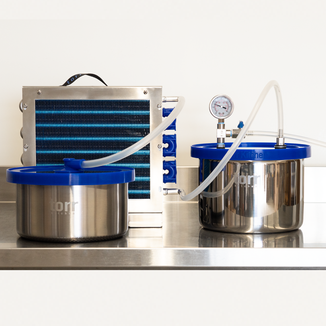 Torracane Cooled Base Set: Flow Port & Gauge