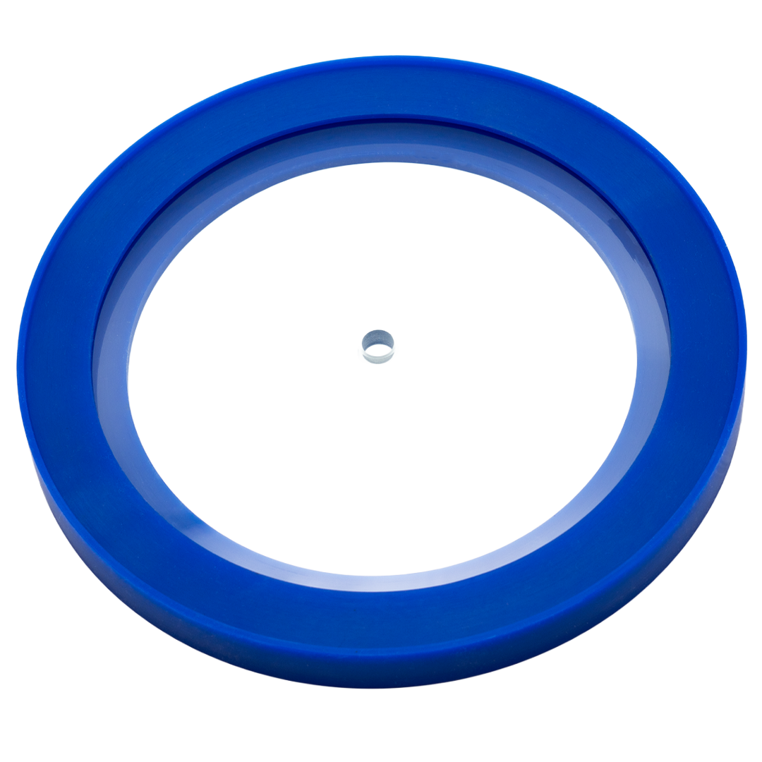 Flow Port Lid w/seal - Single Hole (two sizes available)