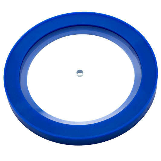 Flow Port Lid w/seal - Single Hole (two sizes available)